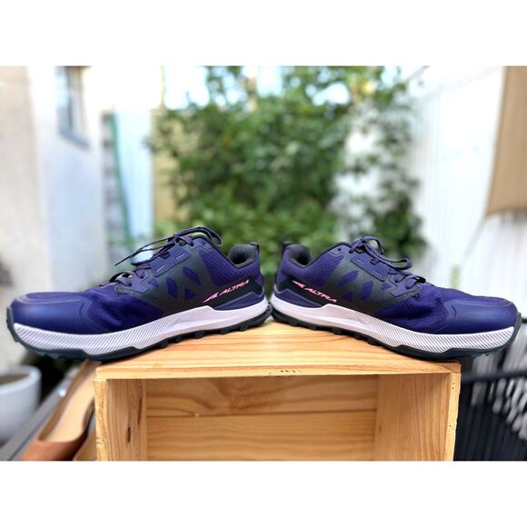 ALTRA Women's Lone Peak 7 Dark Purple Trail Running Shoe Size 8.5 Like New - Picture 11 of 15